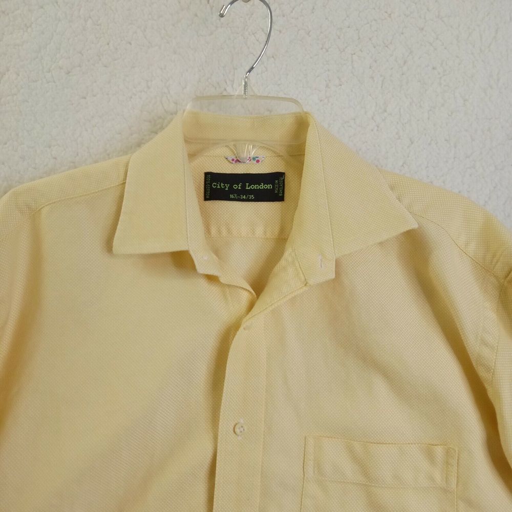 City of London Shirt Mens 16-1/2 3/35‎ Long Sleeve Button Up French Cuff - Picture 5 of 12